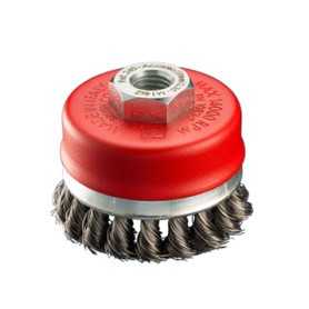 Brosse coupe m/torsadé - art.240 - mm.70 - m14/fil 0,35