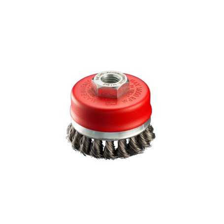 Brosse coupe m/torsadé - art.240 - mm.70 - m14/fil 0,35