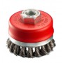 Brosse coupe m/torsadé - art.240 - mm.70 - m14/fil 0,35