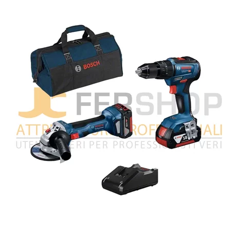 Kit gsb + gws - bosch - 2x4ah+gal+sac