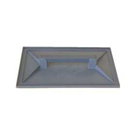 Truelle de finition idéale en plastique gris - 42x26 -