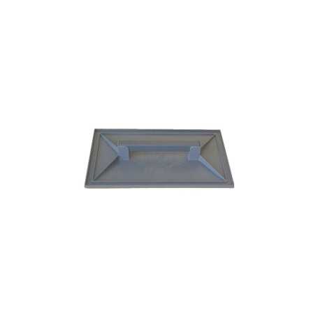 Truelle de finition idéale en plastique gris - 42x26 -