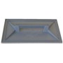 Truelle de finition idéale en plastique gris - 42x26 -