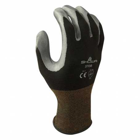 Gants 370 9 / xl nitrile-des noirs de Showa