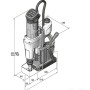 Perceuse magnétique professionnelle Fein KBM 50 U