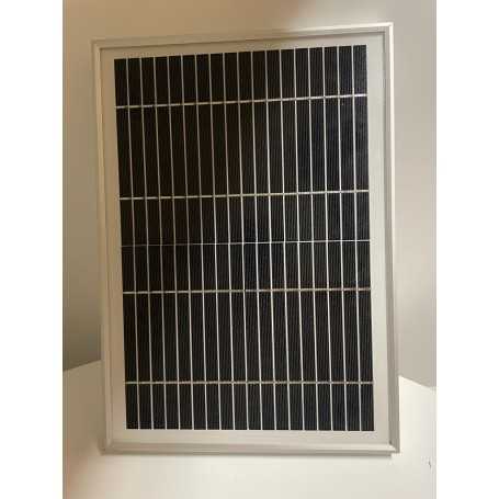 Panneau solaire pour clôture - 10w - avec support. fixation