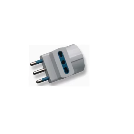 Adaptateur triple/schuko - vb73048 - 16a-blanc