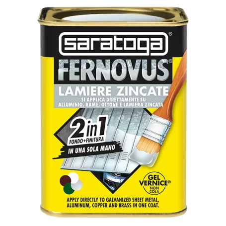 Tôles galvanisées Fernovus - gris métal - 750 ml