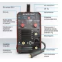 Poste à souder Nogas stayer wire - multi mig 131 - avec fil + kit torche et électrode