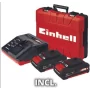 Perceuse-visseuse Einhell - te-cd 18 li - chargeur + 2x2,0ah