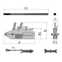 Tirage par câble de treuil Beta - 8148-kg.1600 - mt.20