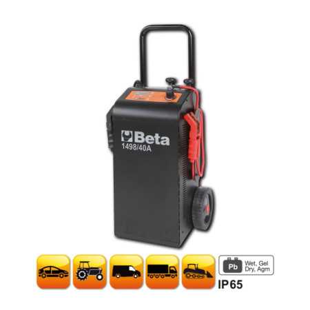 CHARGEUR DE BATTERIE & BOOSTER 12-24V /40A - Bêta 1498/40A BETA 1498/40A