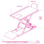 ASCENSEUR ÉLECTROHYDR. 600KG ORANGE COMPLÈTE - Beta 3050/O BETA 3050/O