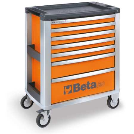 COMMODE 7 TIROIRS VIDES ORANGE O - Beta C39-7/O BETA C39-7/O