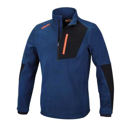 MICROPILE 180GR ZIP COURTE OC.BLEU TG.XXL - Beta 7654B XXL BETA 7654B XXL