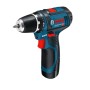 Mini perceuse visseuse bosch - gsr 12v-15 - 2x2,0ah+gal12v-20+sac