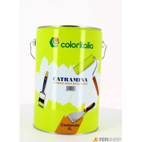 Peinture noire catramina - litres 5