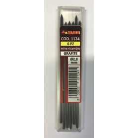 Mina de rechange crayon de masse - 1124 - graphite - d.2,8