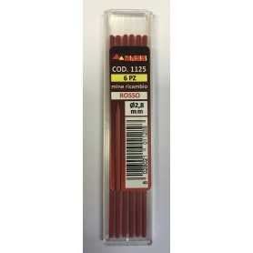 Mina de rechange crayon de masse - 1125 - rouge - d.2,8