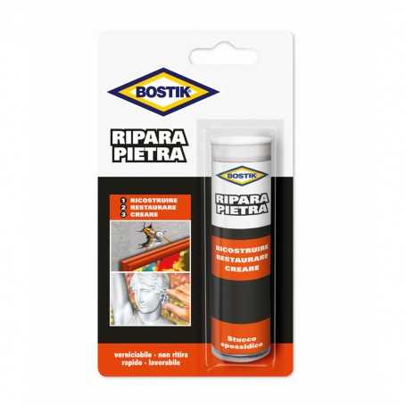 Bostik réparations pierre - gr.56 blister - mastic époxy