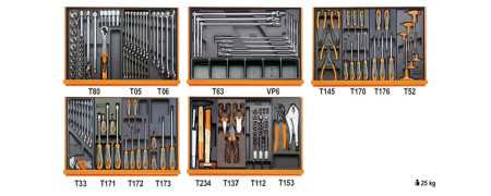 Assortiments en modules rigides